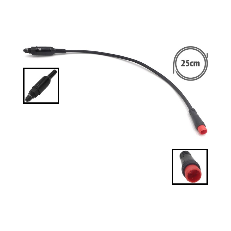 Capteur de frein XOD connecteur etanche 2 pins 250mm
