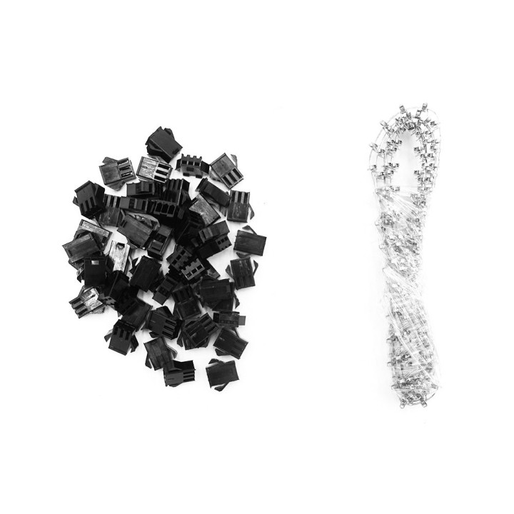Connecteur SM 3 pins Femelle x50 pcs