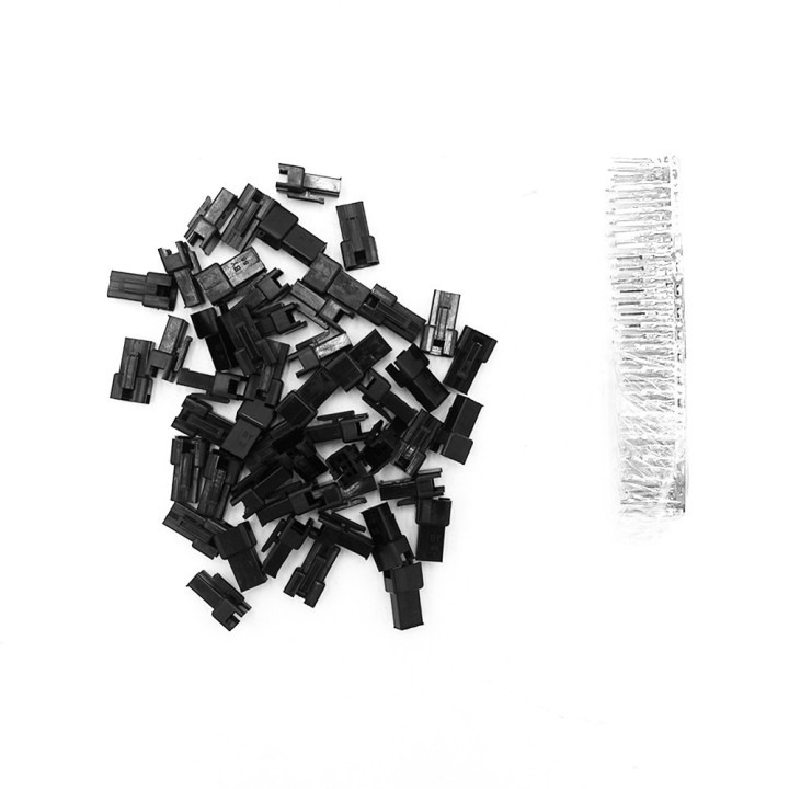 Connecteur SM 3 pins male x50 pcs