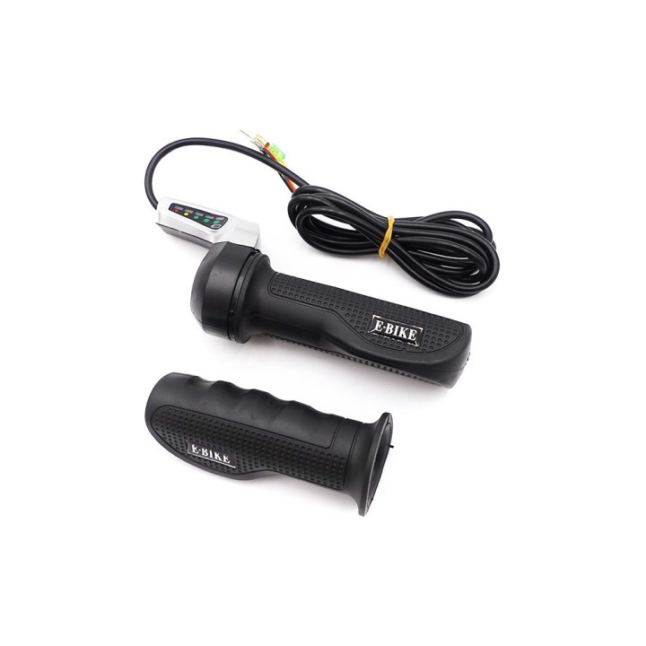 Poignée Accelerateur Draisienne 36V Indicateur Batterie
