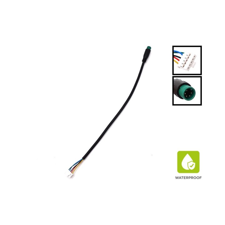 Cable display connecteur etanche