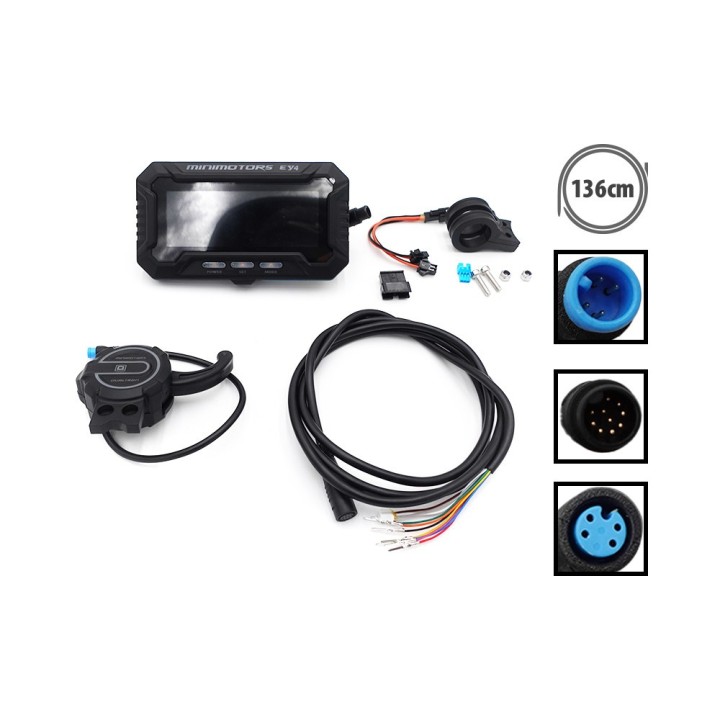 Kit display et accelerateur Ey 4 Dualtron connecteur etanche