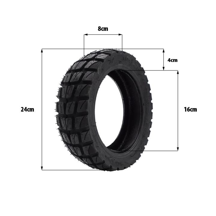 Pneu 10x2.75-6.5 tubeless semi off road Urbanglide E-Cross / Kukirin G2