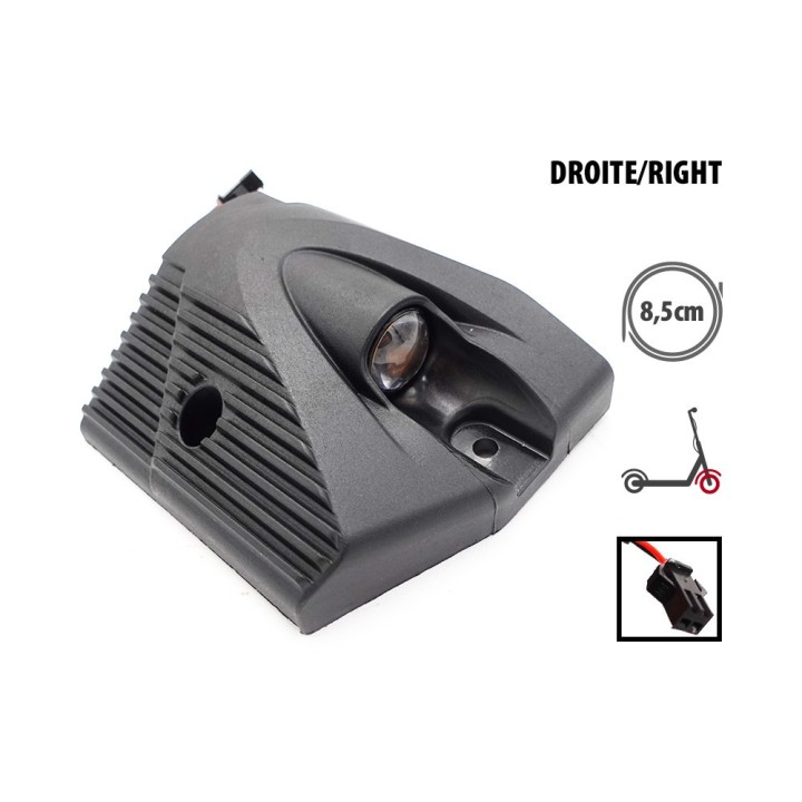Cache plastique et Led Deck avant droite Kukirin G2 Master