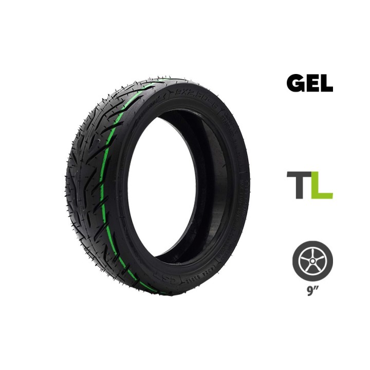 Pneu 9x2.50-6 tubeless gel anti crevaison CST pour Nami Stellar
