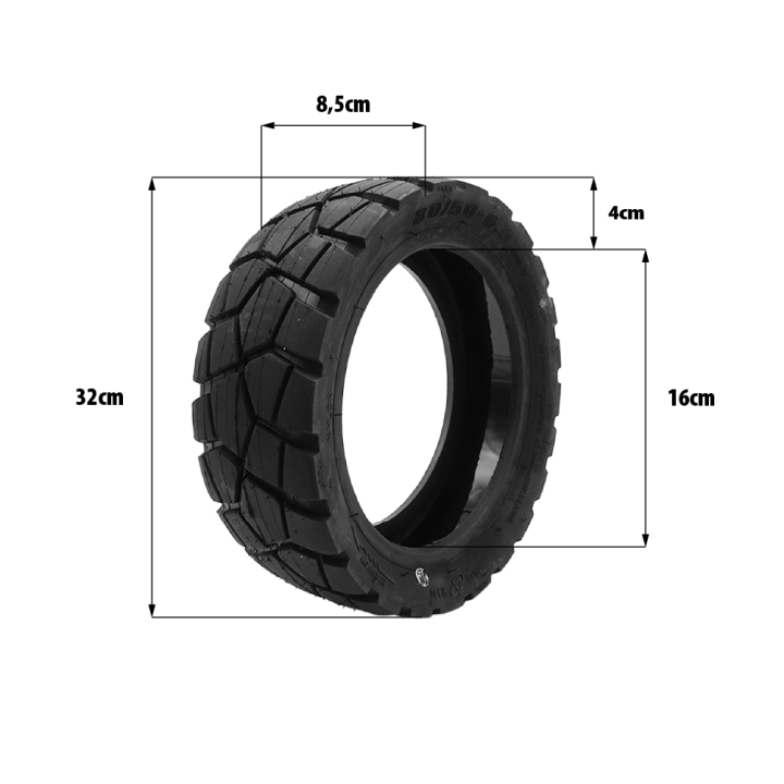 Pneu 80/50-6.5 (10x3-6.5) tubeless gel anti crevaison Dualtron Victor 2025