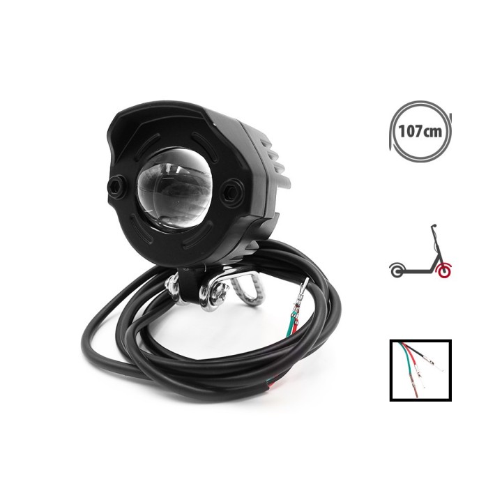 Phare LED avant klaxon Dualtron Forever