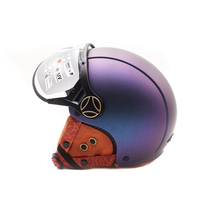 Casque JET  bleu mat caméléon (taille XS à XXL) (S)