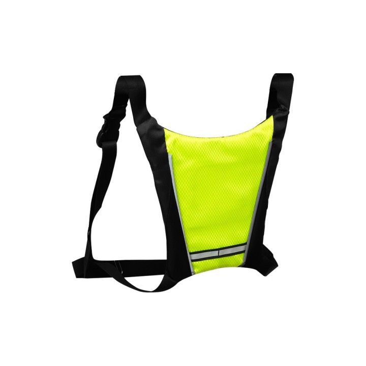 Gilet signalisation  LED avec telecommande reflechissant jaune