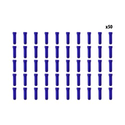 Arrets de cables bleu x50 pcs