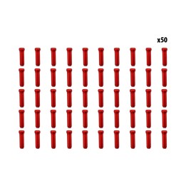 Arrets de cables rouge x50 pcs