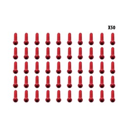 Arrets de cables rouge x50 pcs