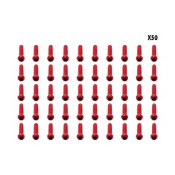 Arrets de cables rouge x50 pcs